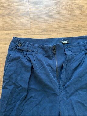 Madewell navy wide leg pant